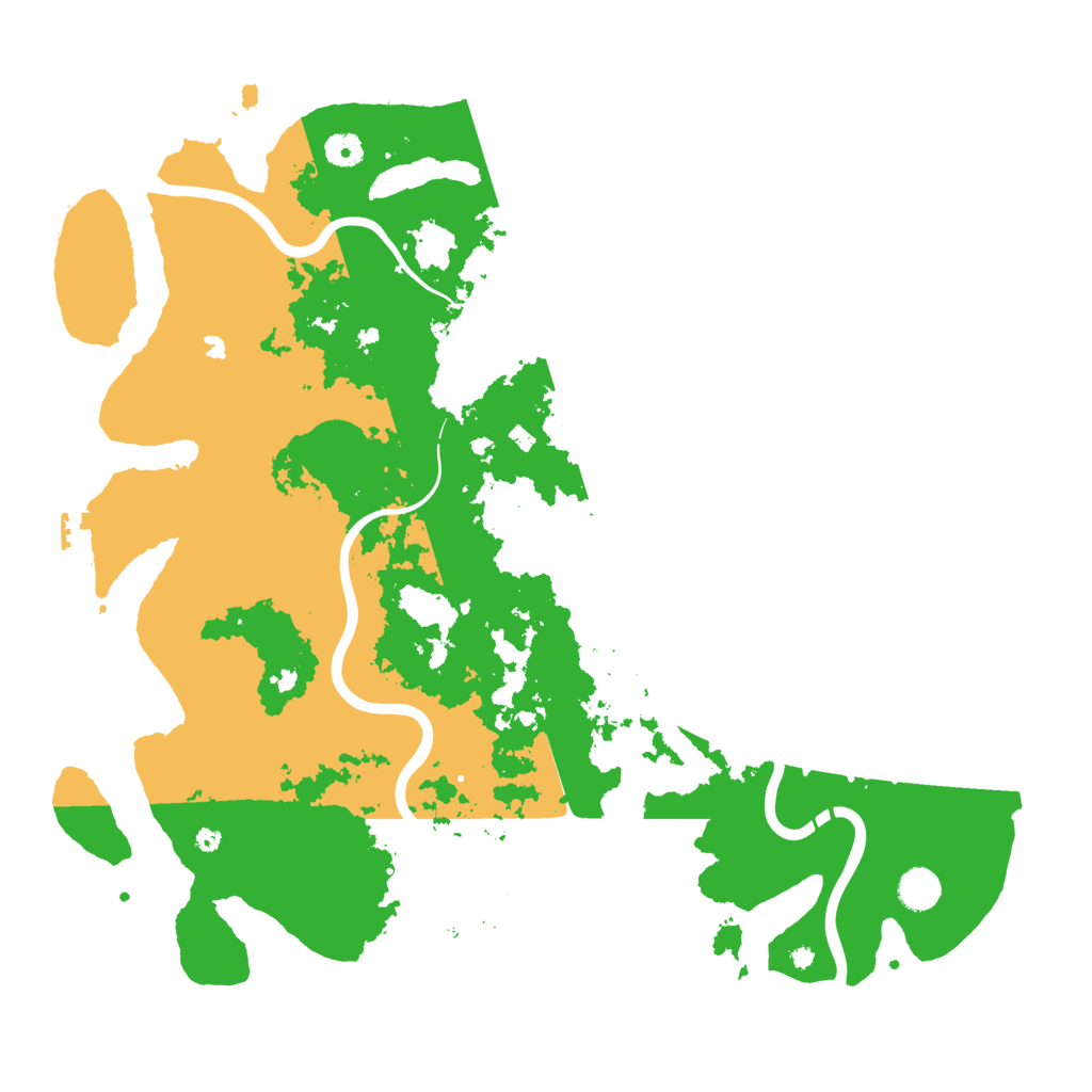 Biome Rust Map: Procedural Map, Size: 4500, Seed: 1126