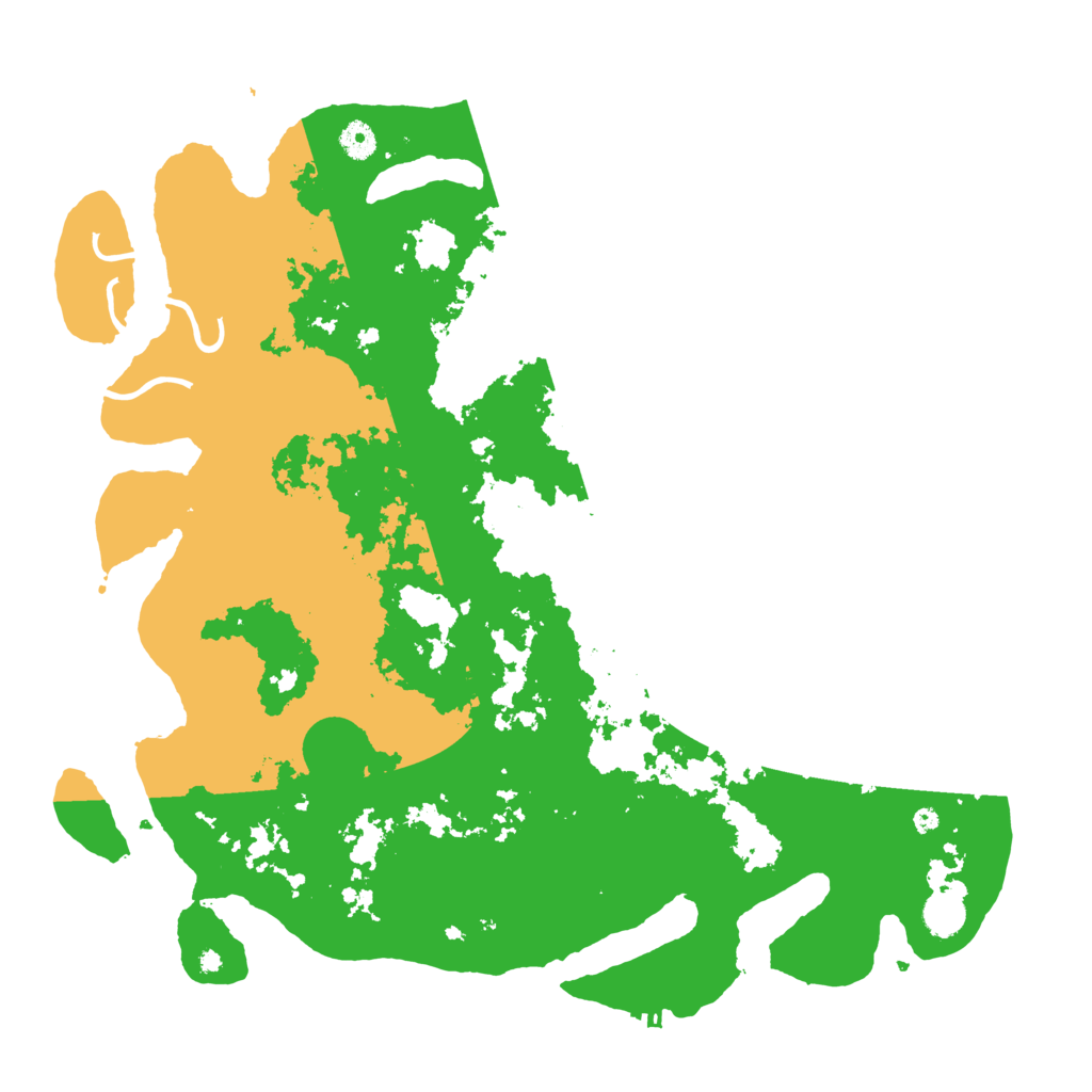 Biome Rust Map: Procedural Map, Size: 4500, Seed: 1126