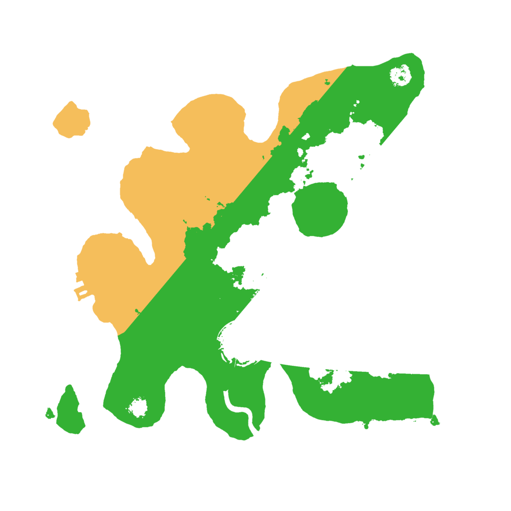 Biome Rust Map: Procedural Map, Size: 2500, Seed: 1062428715