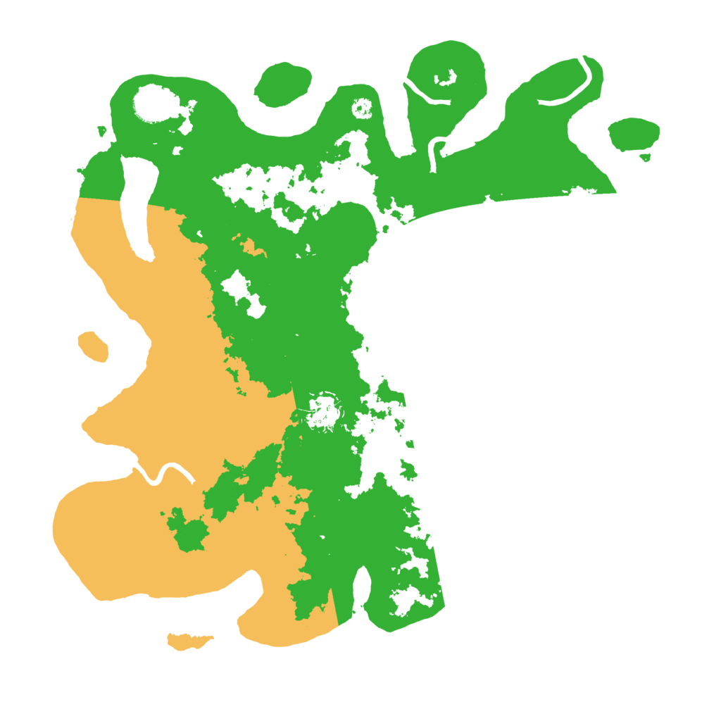 Biome Rust Map: Procedural Map, Size: 3500, Seed: 262029931