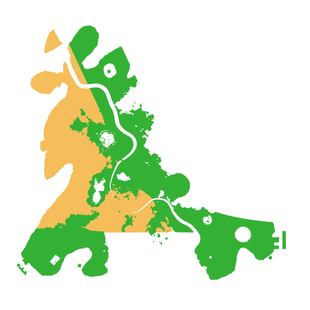 Biome Rust Map: Procedural Map, Size: 3500, Seed: 1363864483