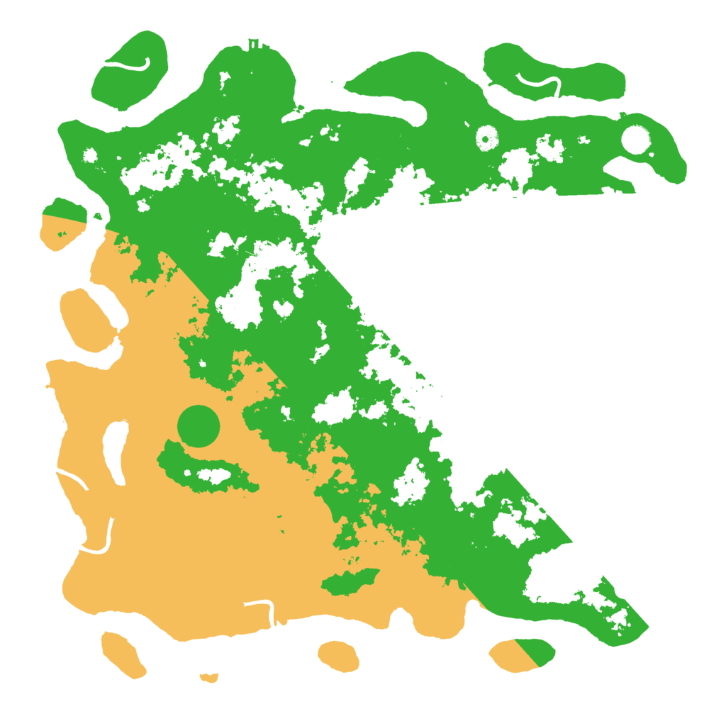 Biome Rust Map: Procedural Map, Size: 4500, Seed: 610115165