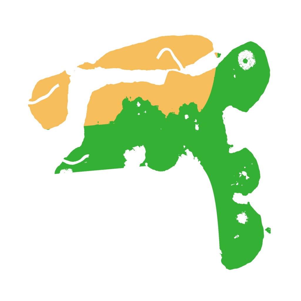 Biome Rust Map: Procedural Map, Size: 2500, Seed: 674064796