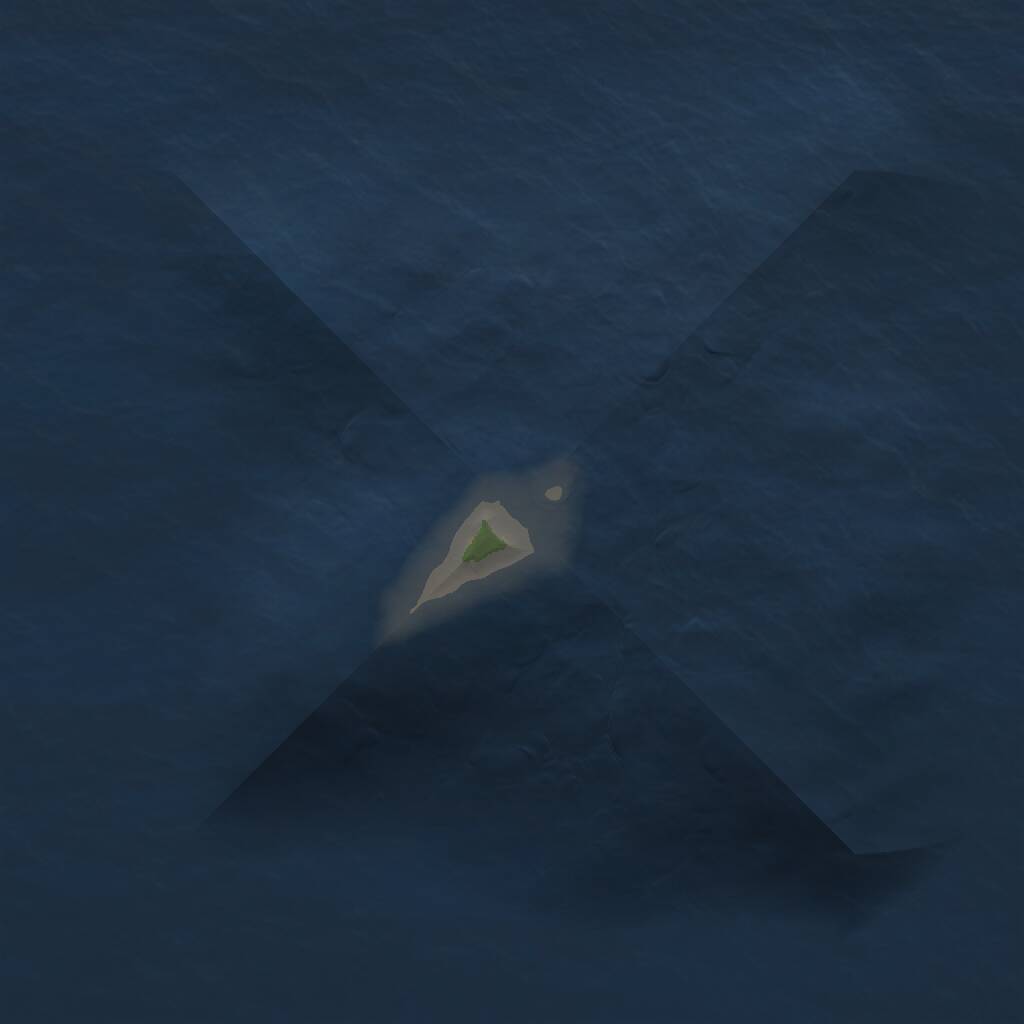 Rust Map: Procedural Map, Size: 1000, Seed: 919194422, 1 Monuments