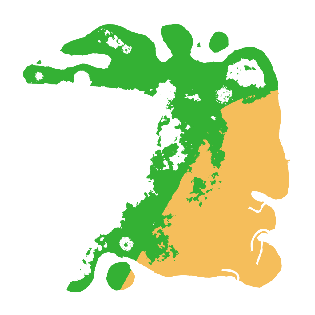 Biome Rust Map: Procedural Map, Size: 3500, Seed: 1098978016