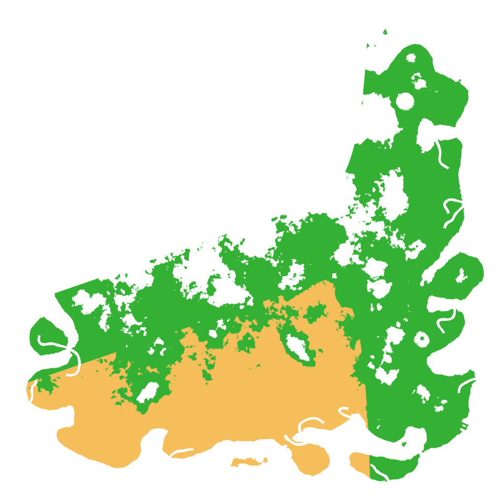 Biome Rust Map: Procedural Map, Size: 5050, Seed: 648252