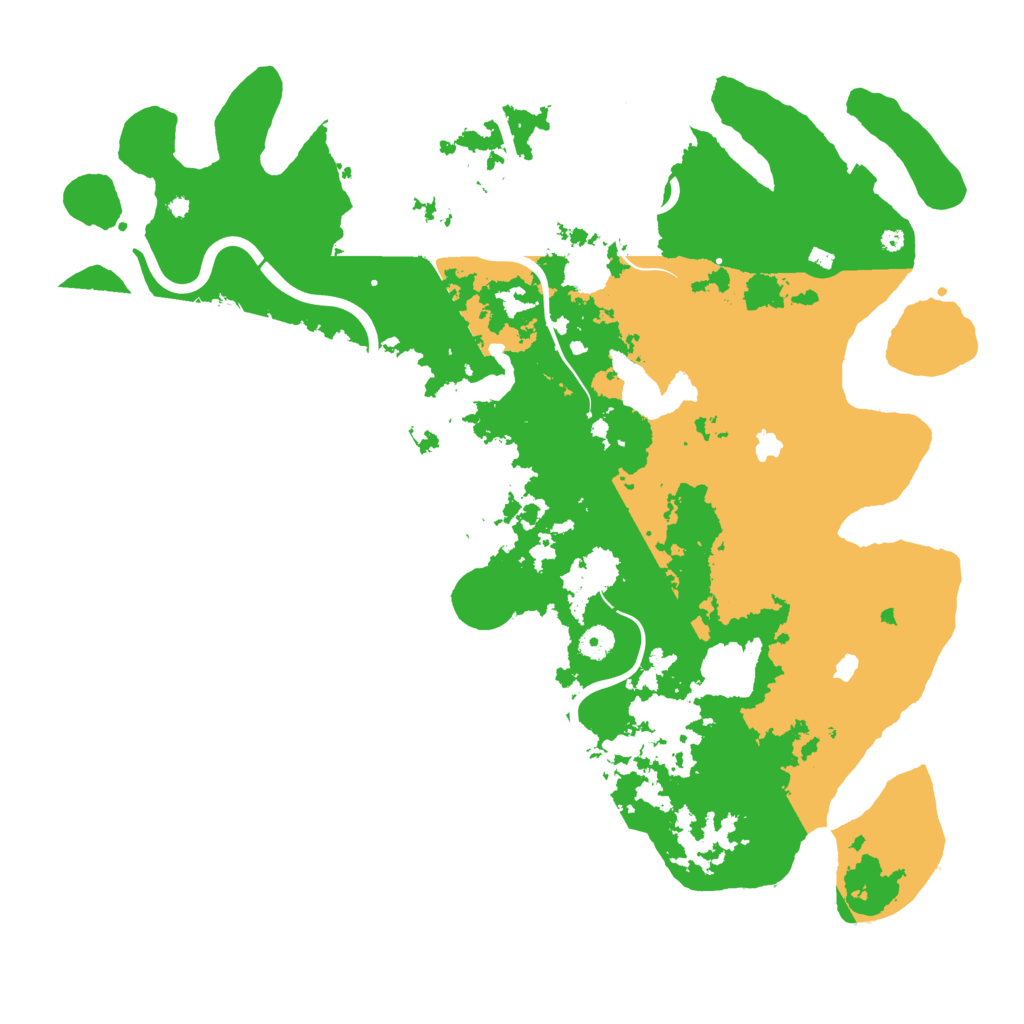 Biome Rust Map: Procedural Map, Size: 4500, Seed: 4601967