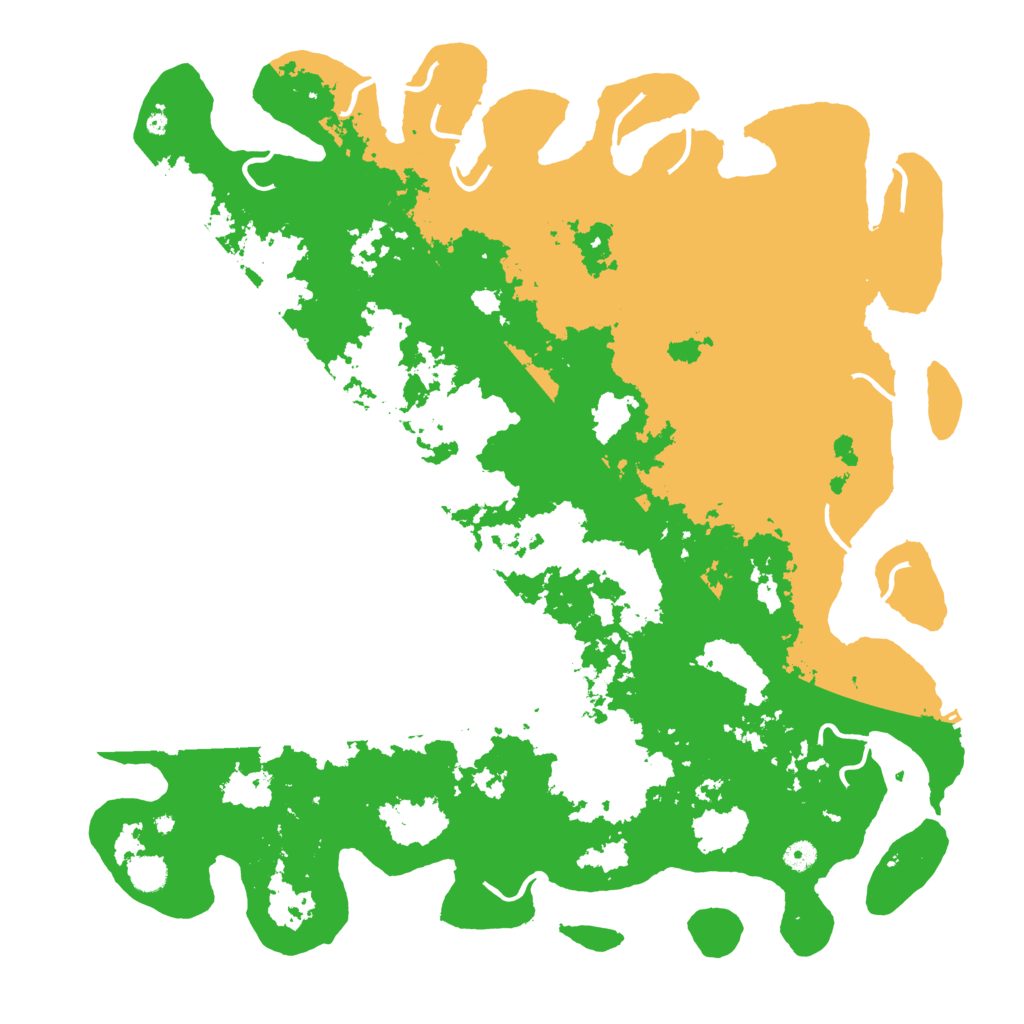 Biome Rust Map: Procedural Map, Size: 5000, Seed: 15155