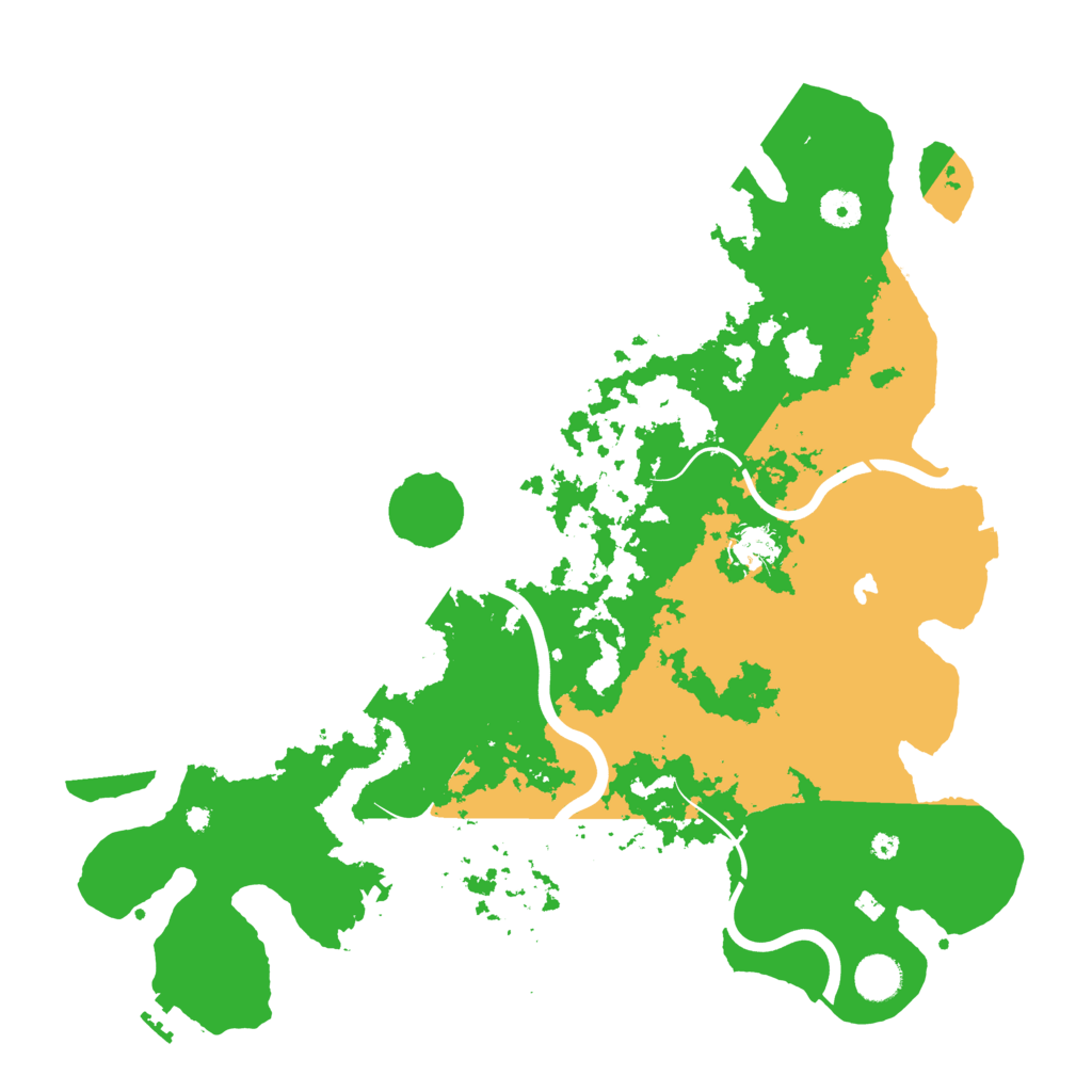 Biome Rust Map: Procedural Map, Size: 4100, Seed: 369666