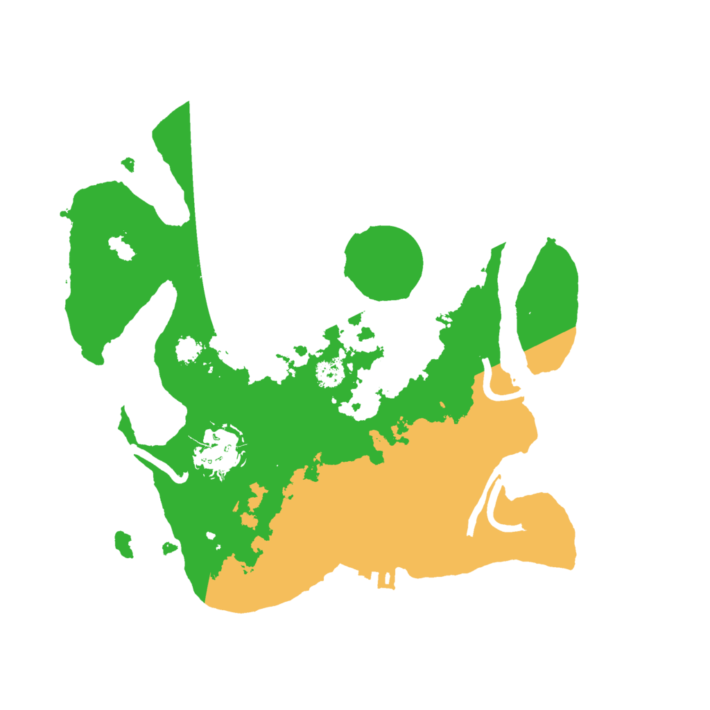 Biome Rust Map: Procedural Map, Size: 2500, Seed: 967524