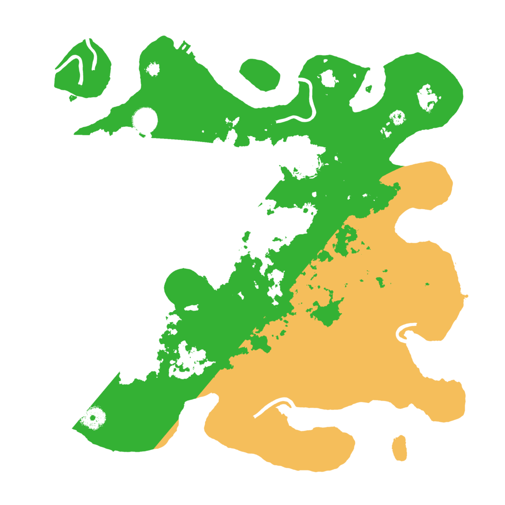 Biome Rust Map: Procedural Map, Size: 3500, Seed: 1131497704