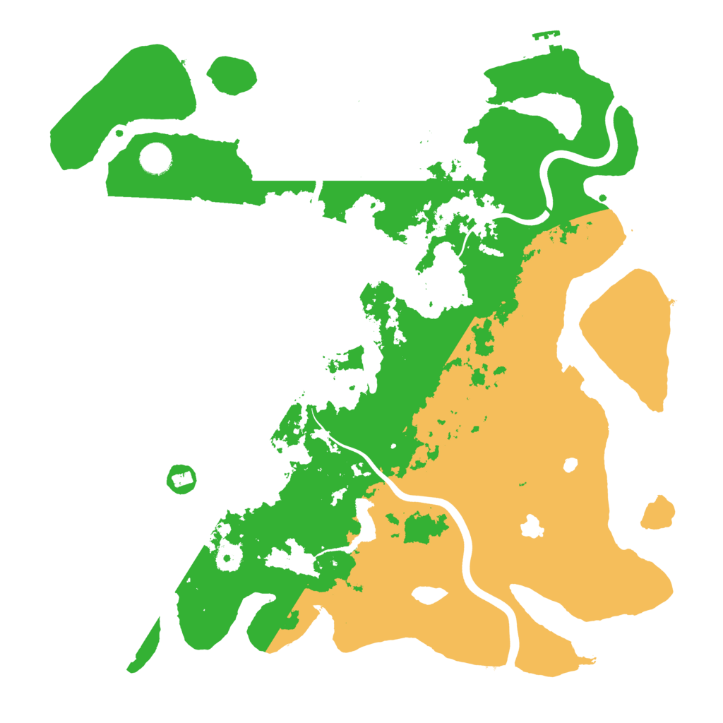 Biome Rust Map: Procedural Map, Size: 4000, Seed: 130