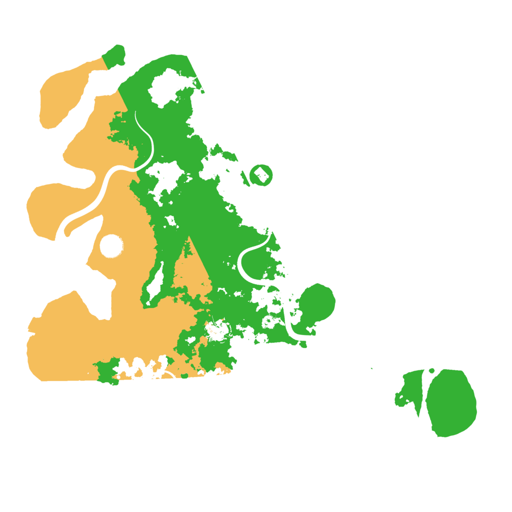 Biome Rust Map: Procedural Map, Size: 3850, Seed: 619214323