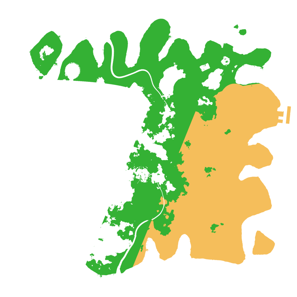 Biome Rust Map: Procedural Map, Size: 3450, Seed: 12345