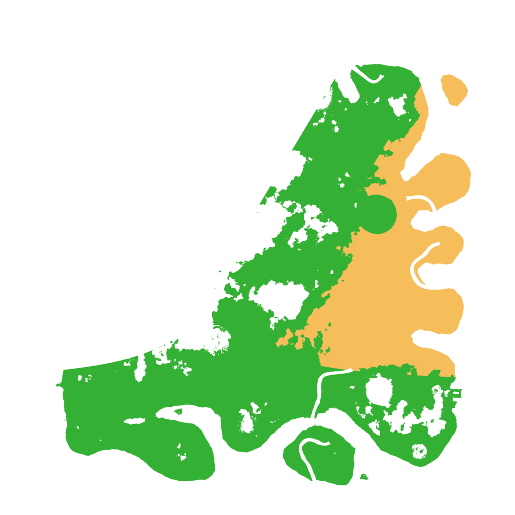 Biome Rust Map: Procedural Map, Size: 3500, Seed: 176552582