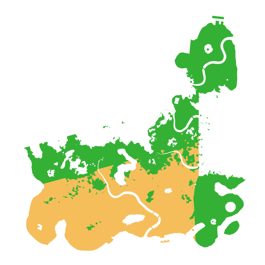 Biome Rust Map: Procedural Map, Size: 4555, Seed: 942933039