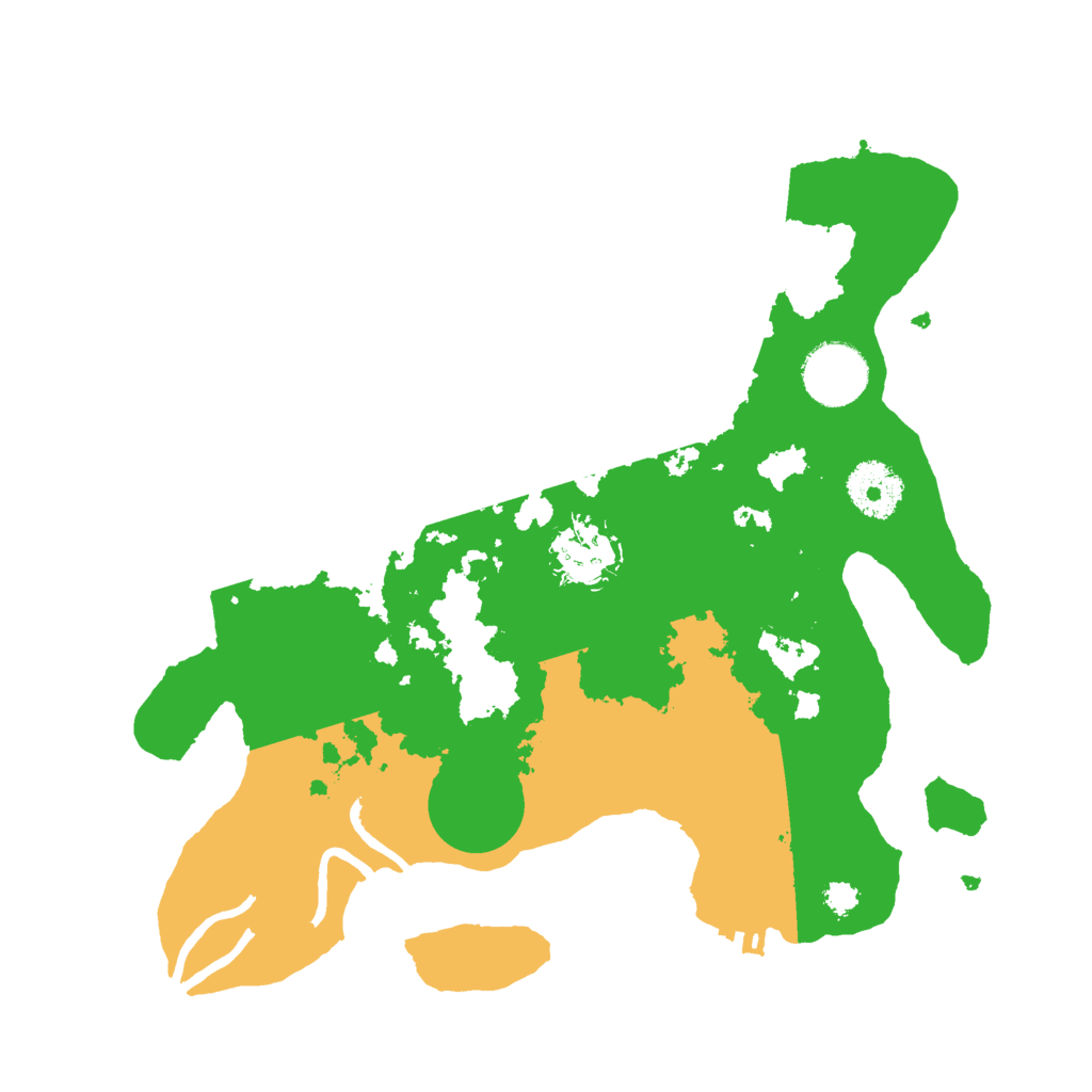 Biome Rust Map: Procedural Map, Size: 3000, Seed: 289487890