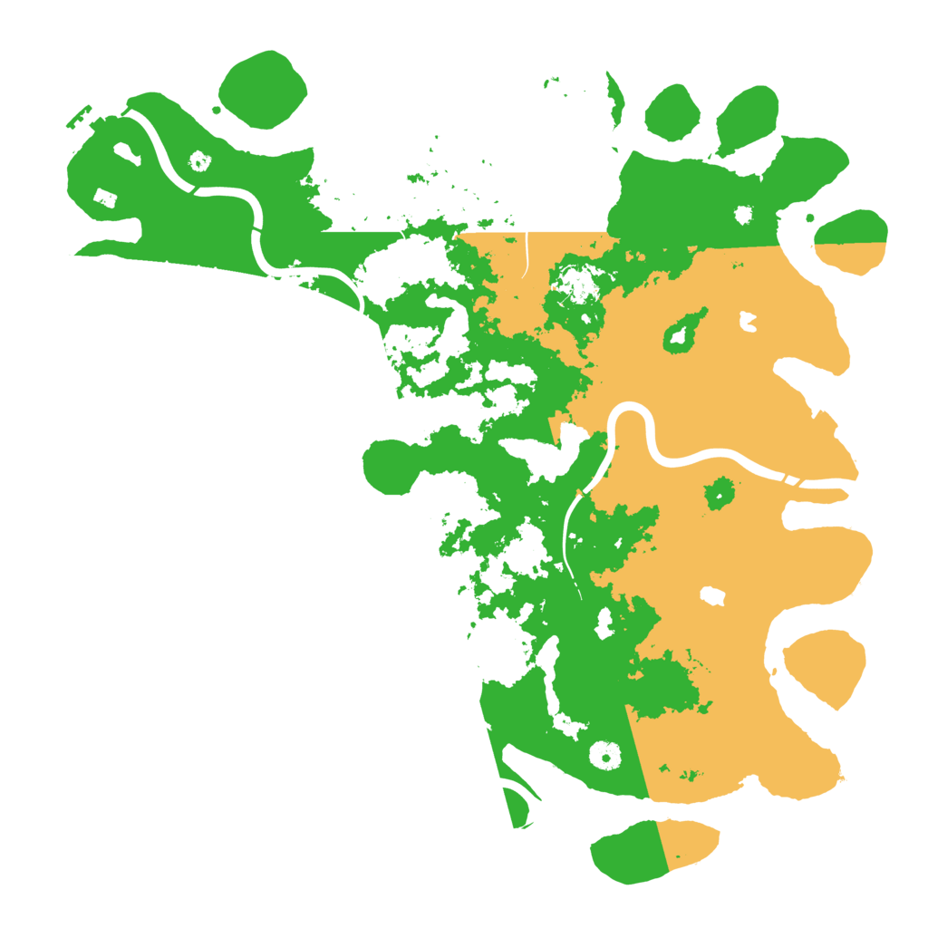 Biome Rust Map: Procedural Map, Size: 4500, Seed: 113120476