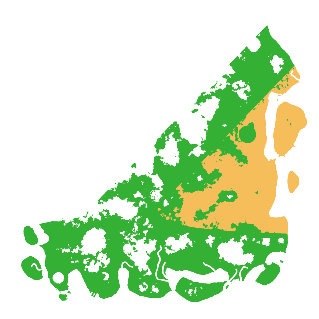 Biome Rust Map: Procedural Map, Size: 5000, Seed: 286437125