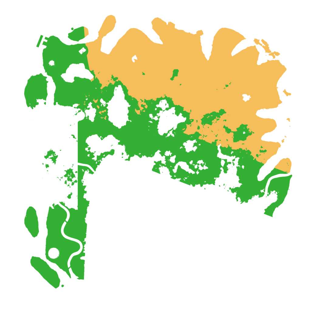 Biome Rust Map: Procedural Map, Size: 5000, Seed: 9876452
