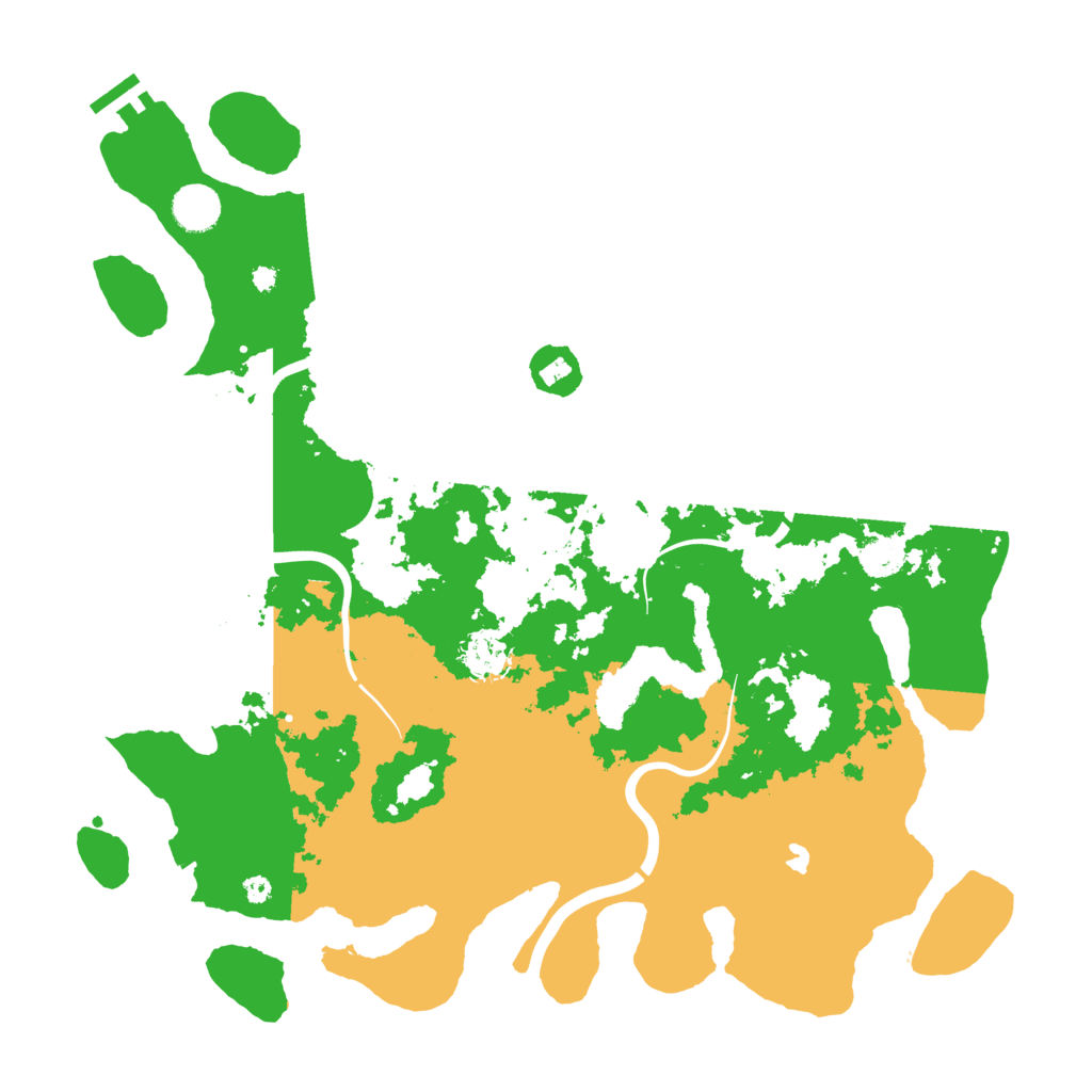 Biome Rust Map: Procedural Map, Size: 4000, Seed: 10253