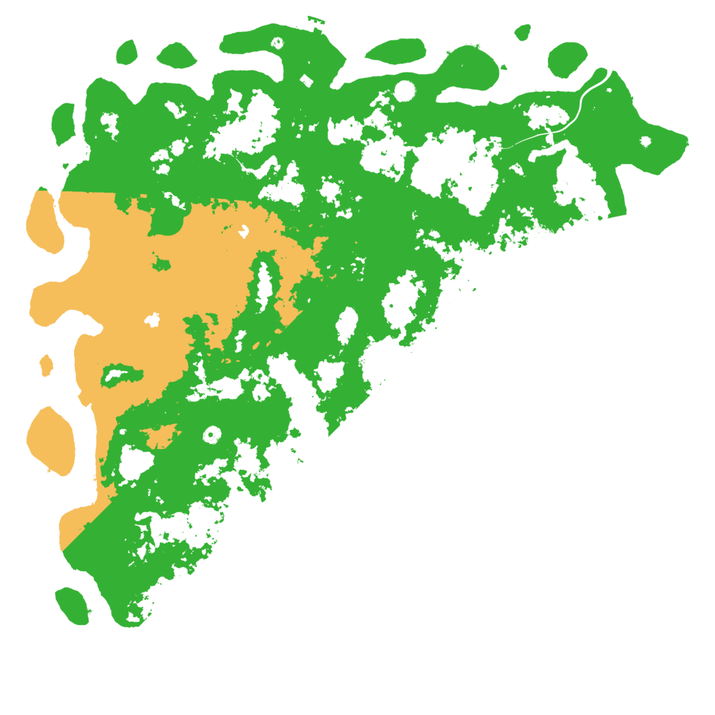 Biome Rust Map: Procedural Map, Size: 6000, Seed: 58744829