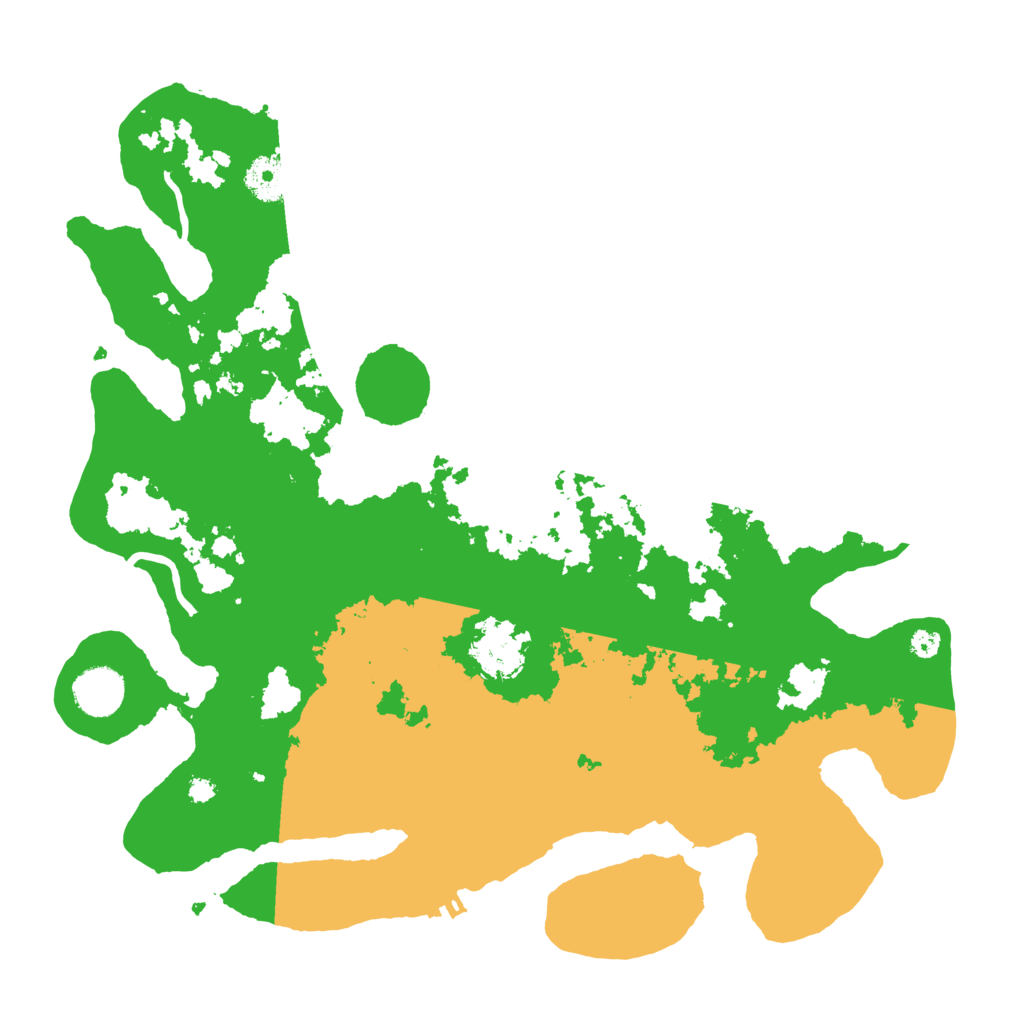 Biome Rust Map: Procedural Map, Size: 3650, Seed: 1110622592