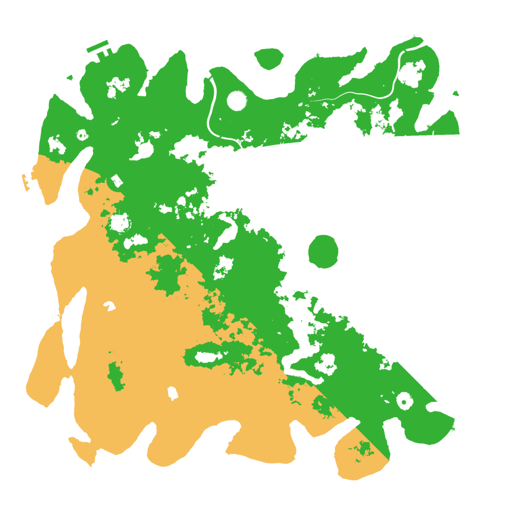 Biome Rust Map: Procedural Map, Size: 4500, Seed: 1492426496