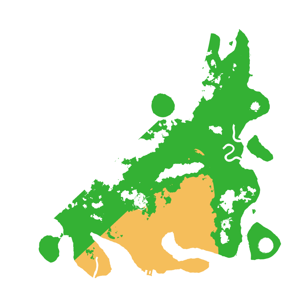 Biome Rust Map: Procedural Map, Size: 3500, Seed: 957572575