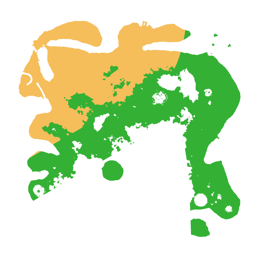 Biome Rust Map: Procedural Map, Size: 3500, Seed: 2031800676