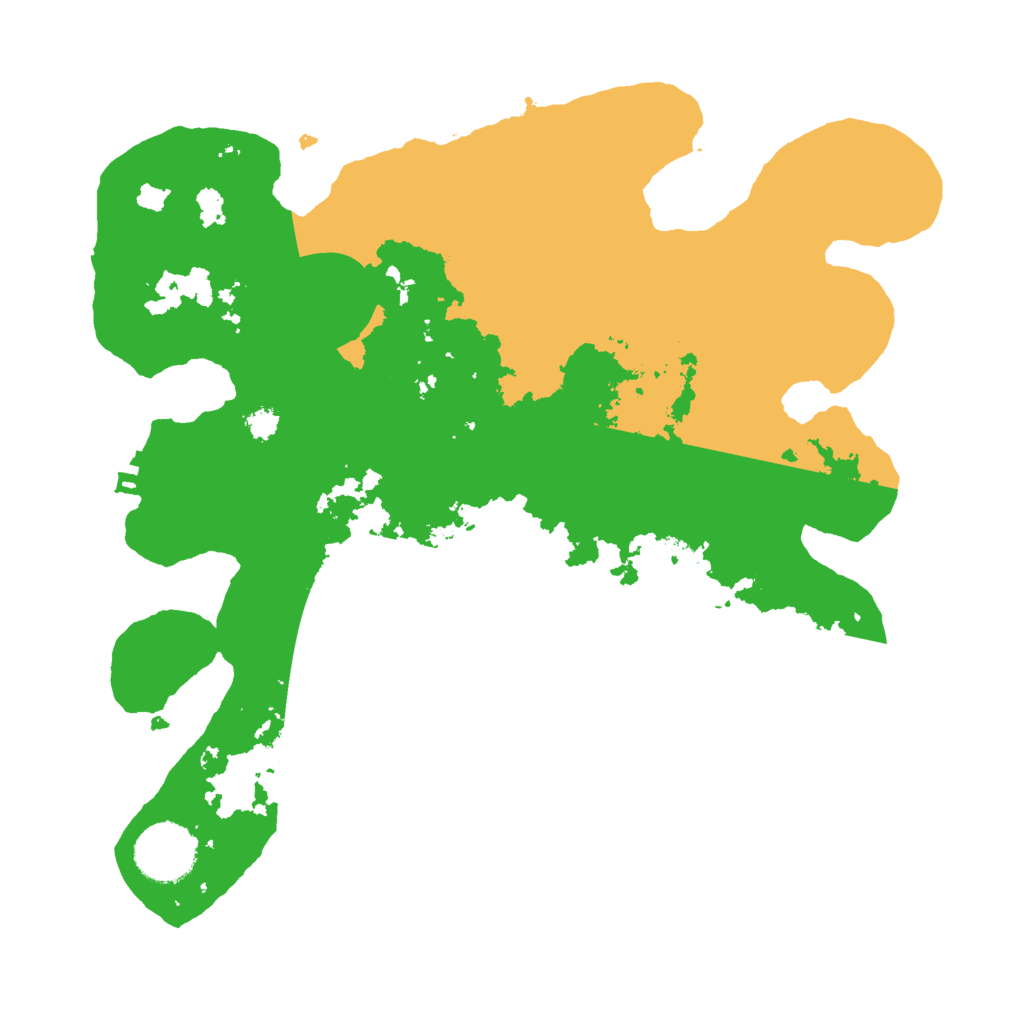 Biome Rust Map: Procedural Map, Size: 3000, Seed: 91219513