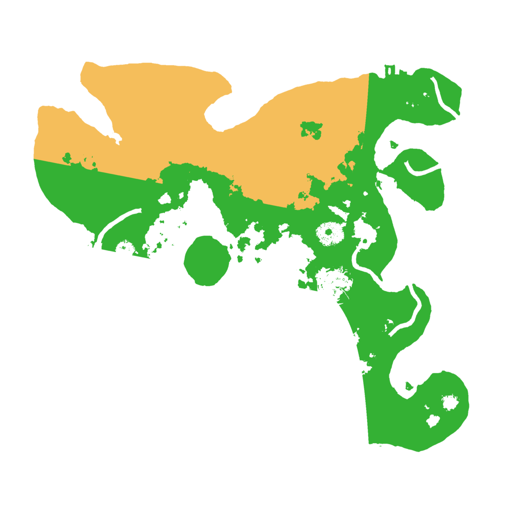 Biome Rust Map: Procedural Map, Size: 3000, Seed: 590771157