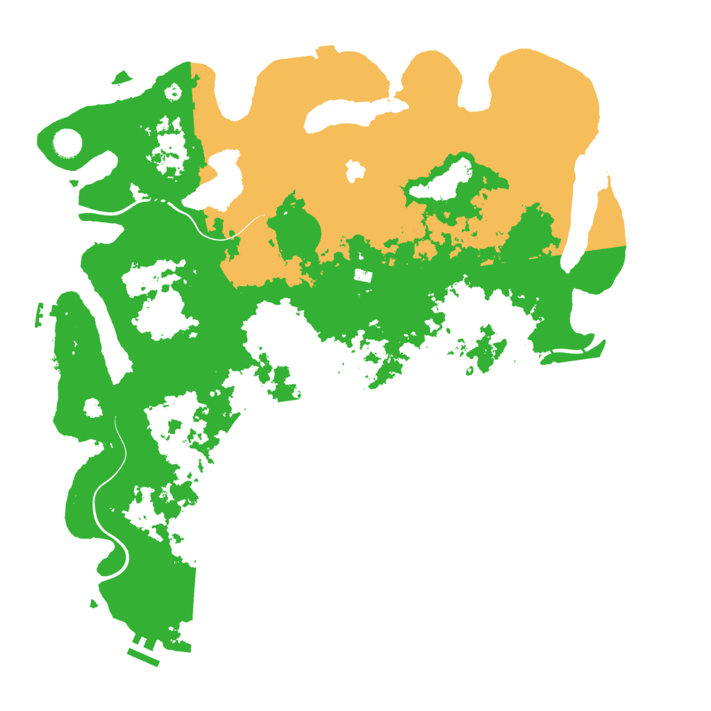 Biome Rust Map: Procedural Map, Size: 4300, Seed: 54