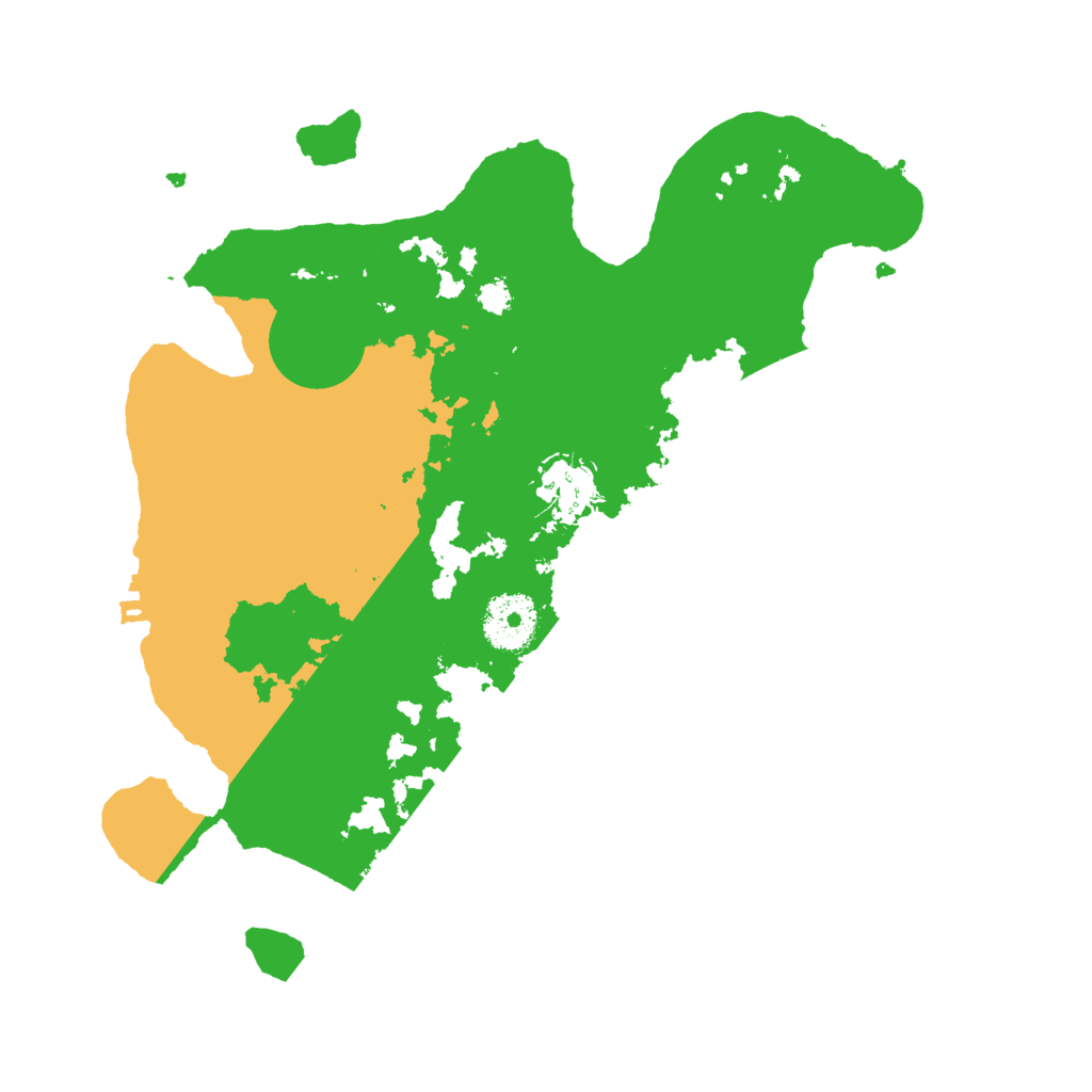 Biome Rust Map: Procedural Map, Size: 3000, Seed: 23110