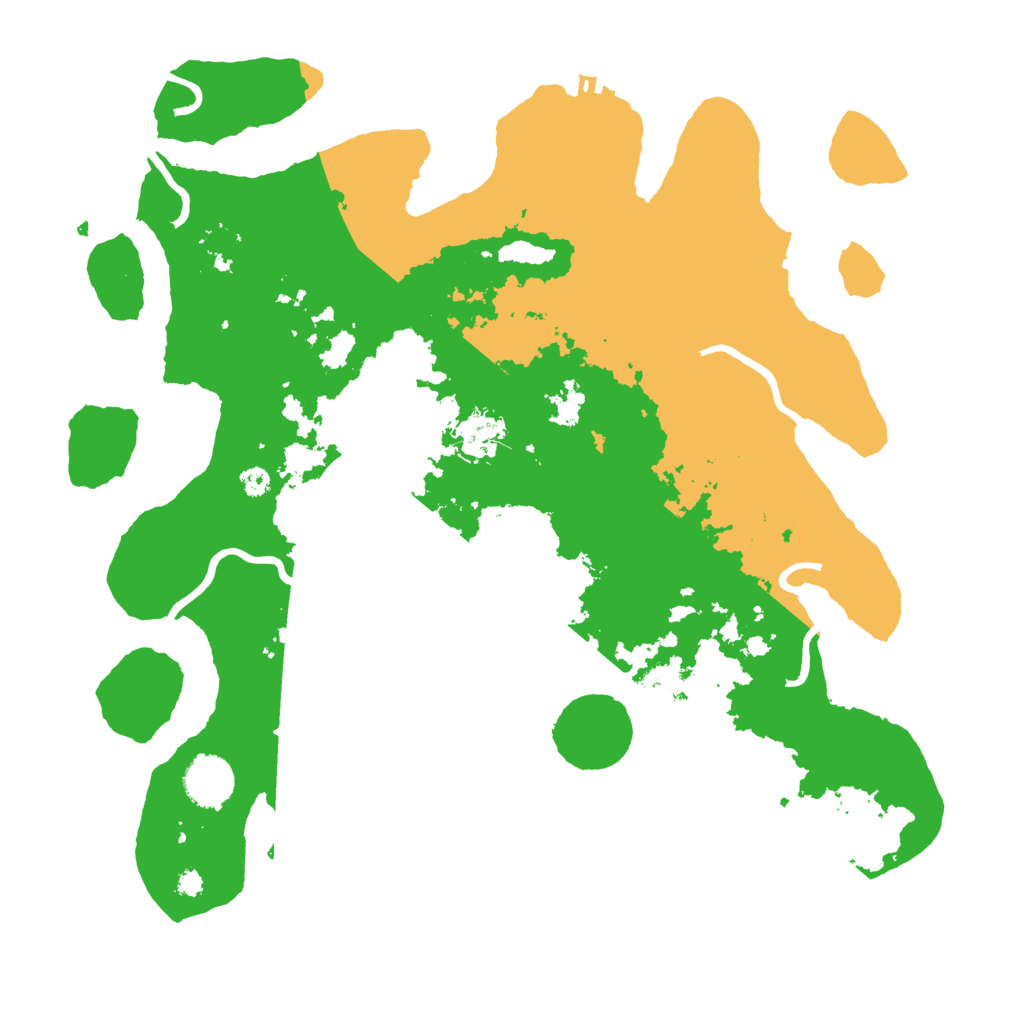 Biome Rust Map: Procedural Map, Size: 3600, Seed: 1581454246