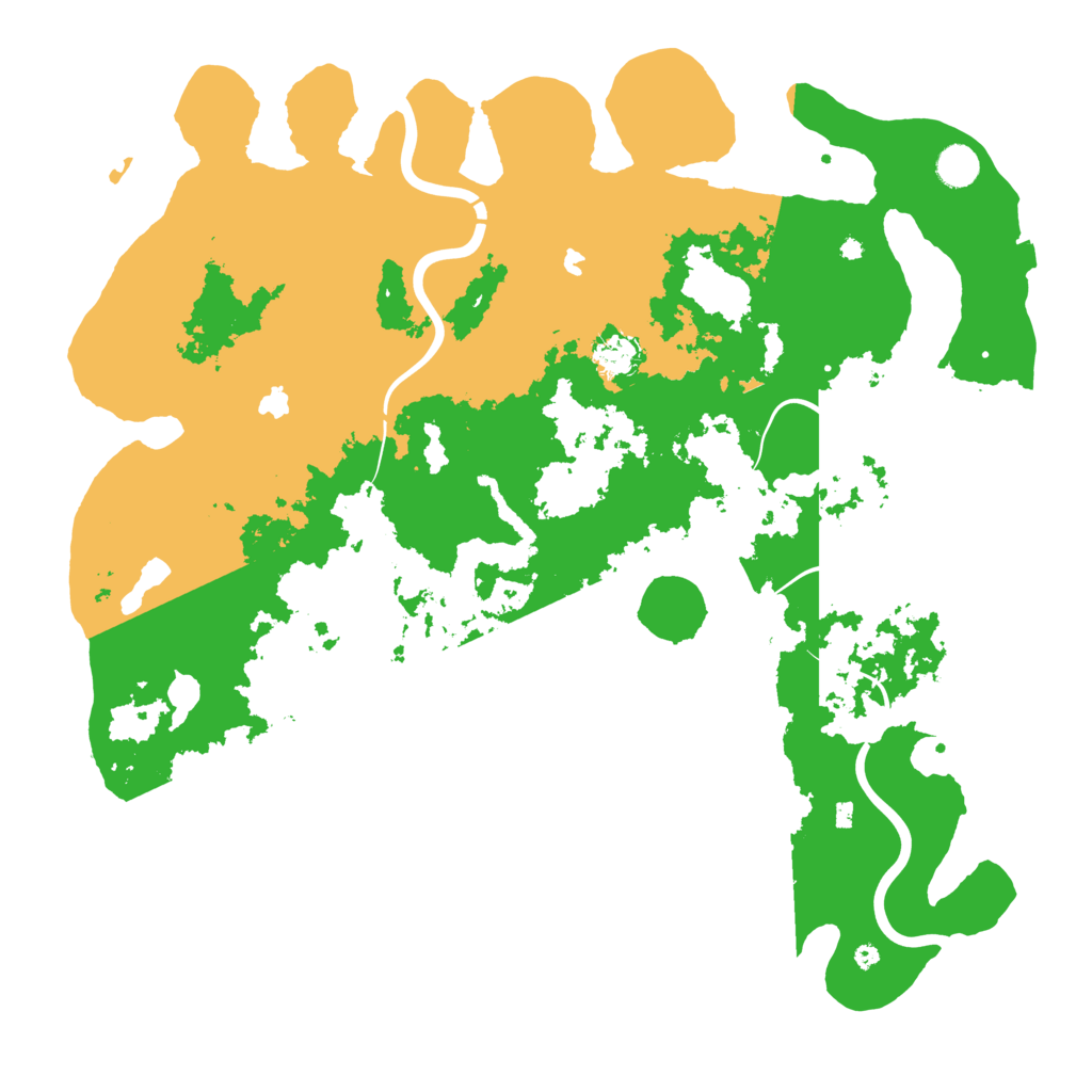 Biome Rust Map: Procedural Map, Size: 4500, Seed: 76969
