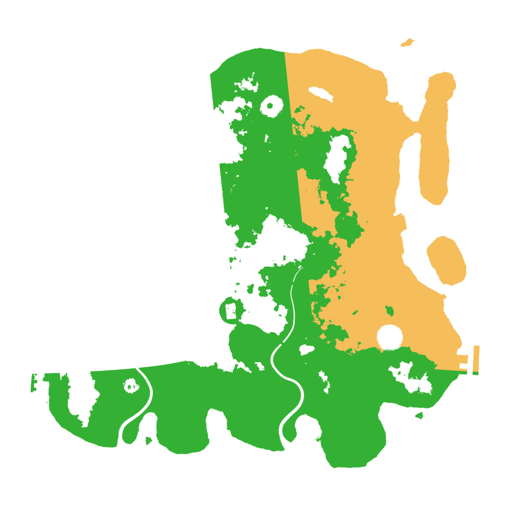 Biome Rust Map: Procedural Map, Size: 3500, Seed: 67127