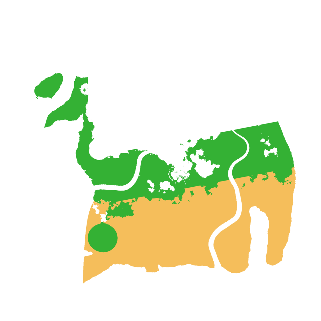 Biome Rust Map: Procedural Map, Size: 3000, Seed: 1105535243