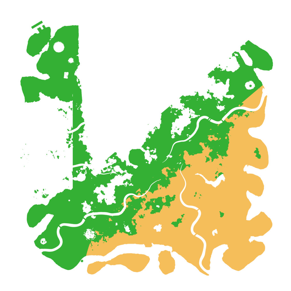 Biome Rust Map: Procedural Map, Size: 4800, Seed: 1028398004