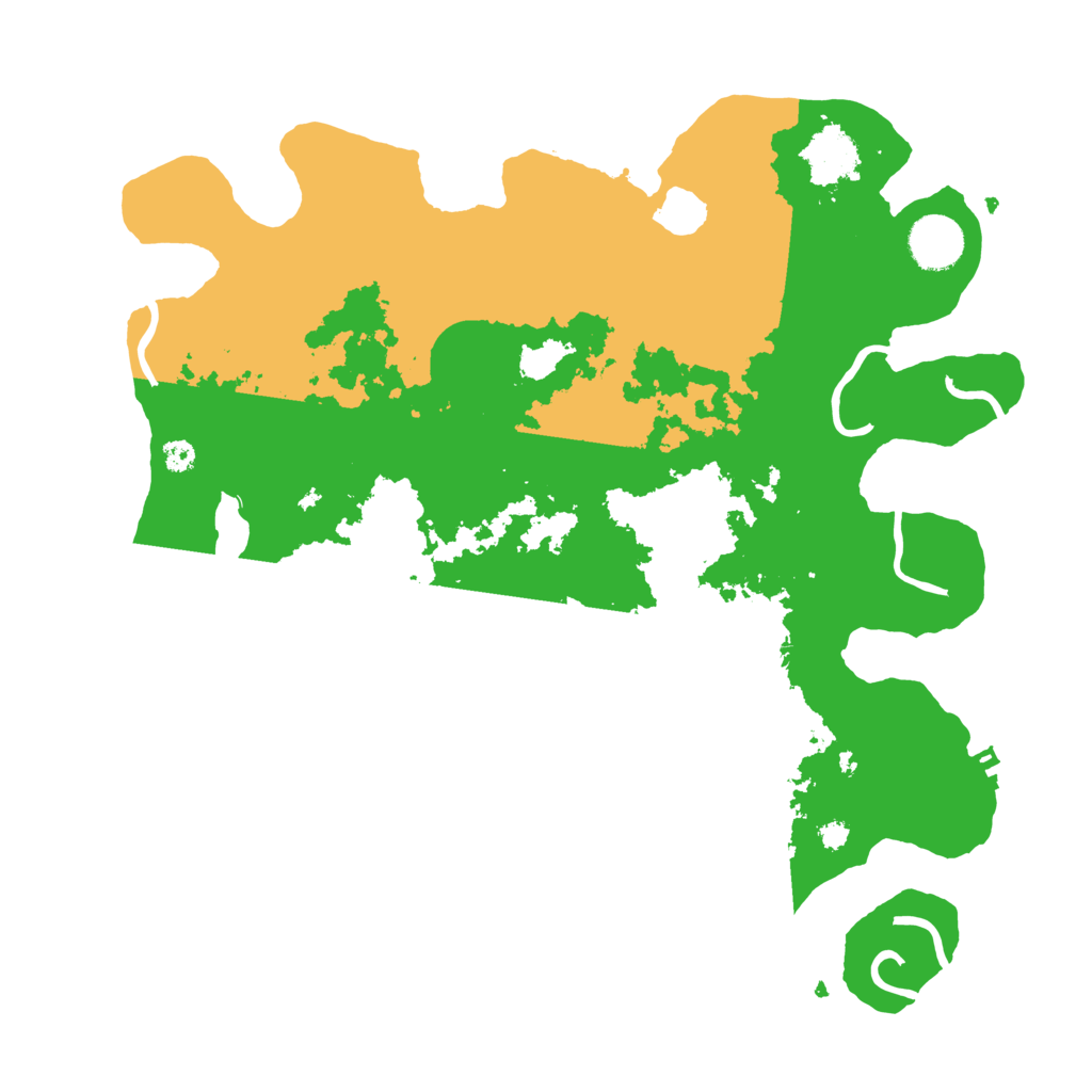 Biome Rust Map: Procedural Map, Size: 3500, Seed: 353634682