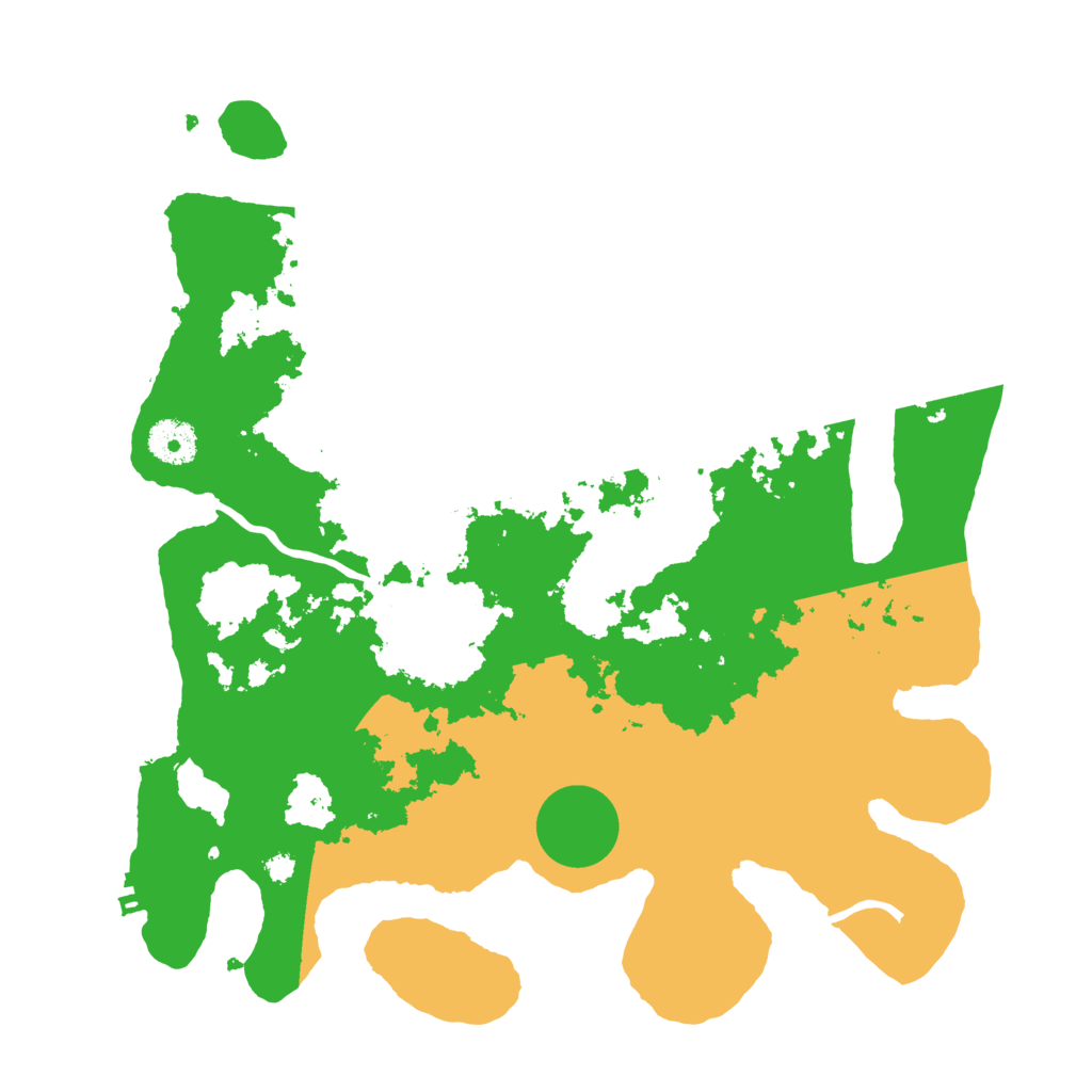 Biome Rust Map: Procedural Map, Size: 3500, Seed: 1805128175