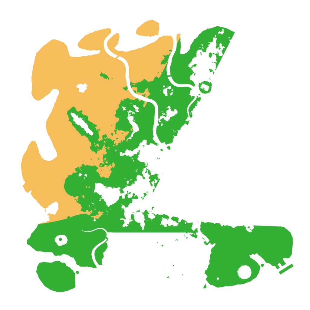 Biome Rust Map: Procedural Map, Size: 4000, Seed: 102020