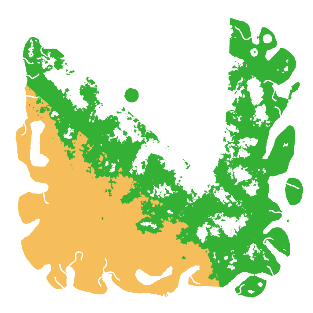 Biome Rust Map: Procedural Map, Size: 6000, Seed: 1957