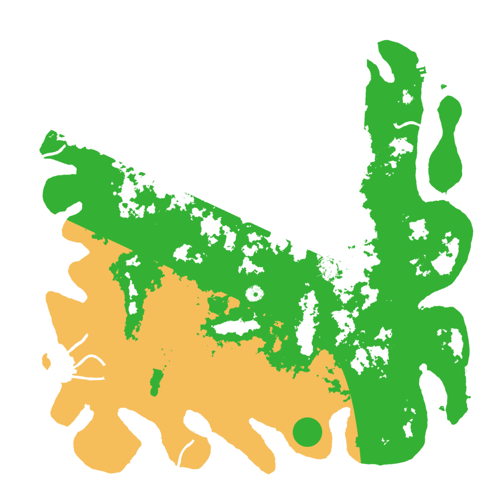 Biome Rust Map: Procedural Map, Size: 4500, Seed: 1634916516