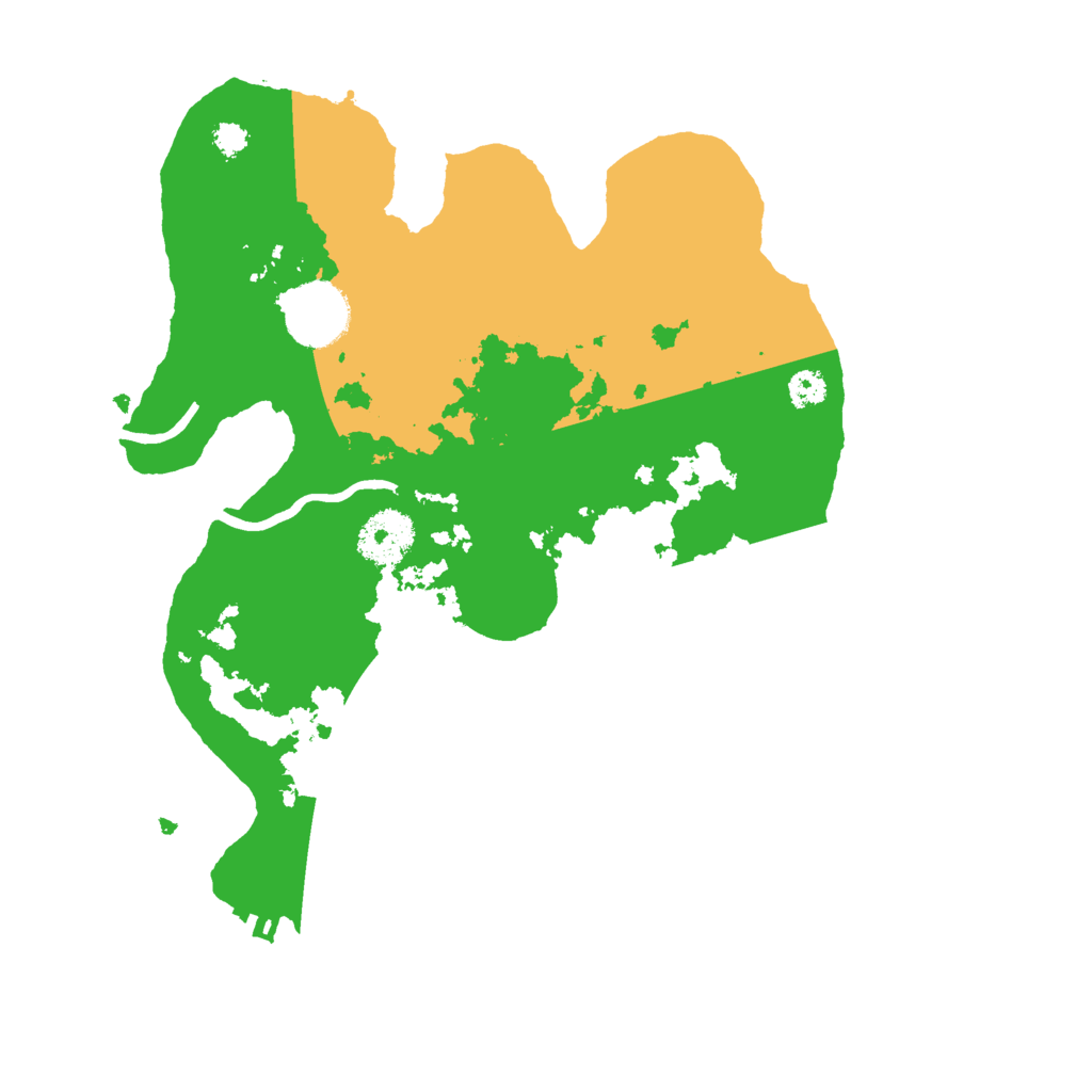 Biome Rust Map: Procedural Map, Size: 3000, Seed: 14872