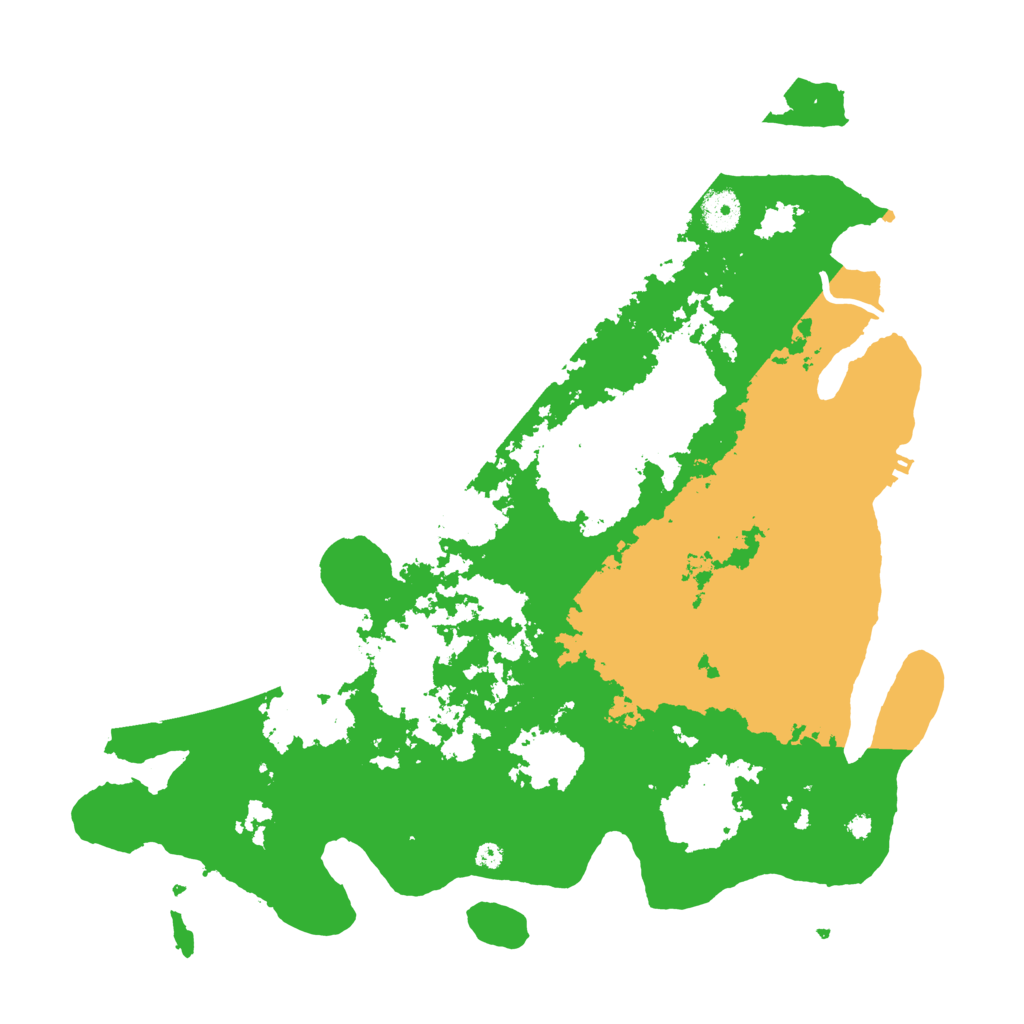 Biome Rust Map: Procedural Map, Size: 4000, Seed: 659864