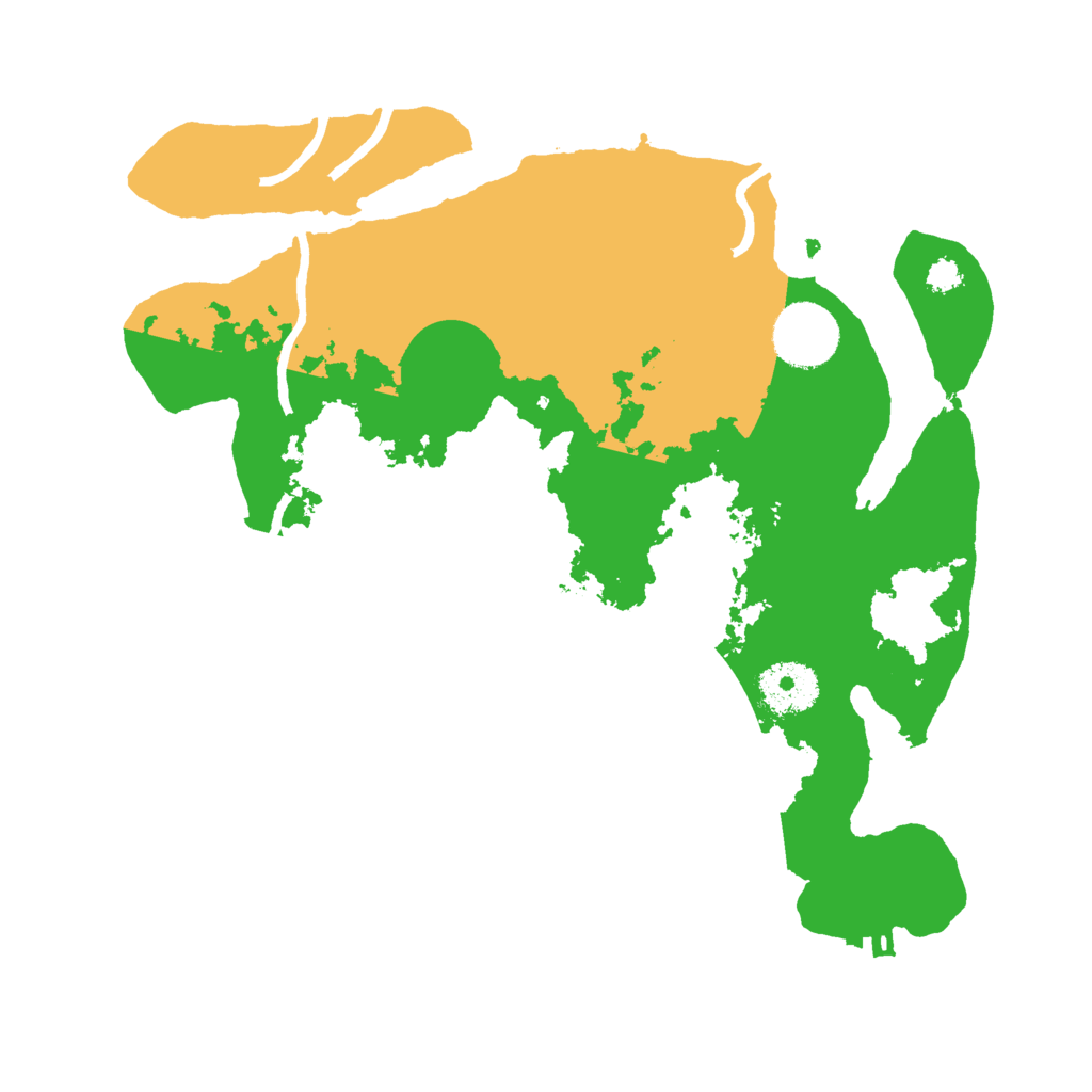 Biome Rust Map: Procedural Map, Size: 3000, Seed: 2445381