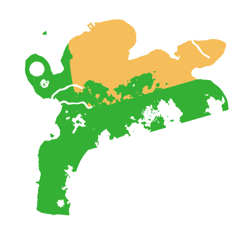 Biome Rust Map: Procedural Map, Size: 3000, Seed: 2211