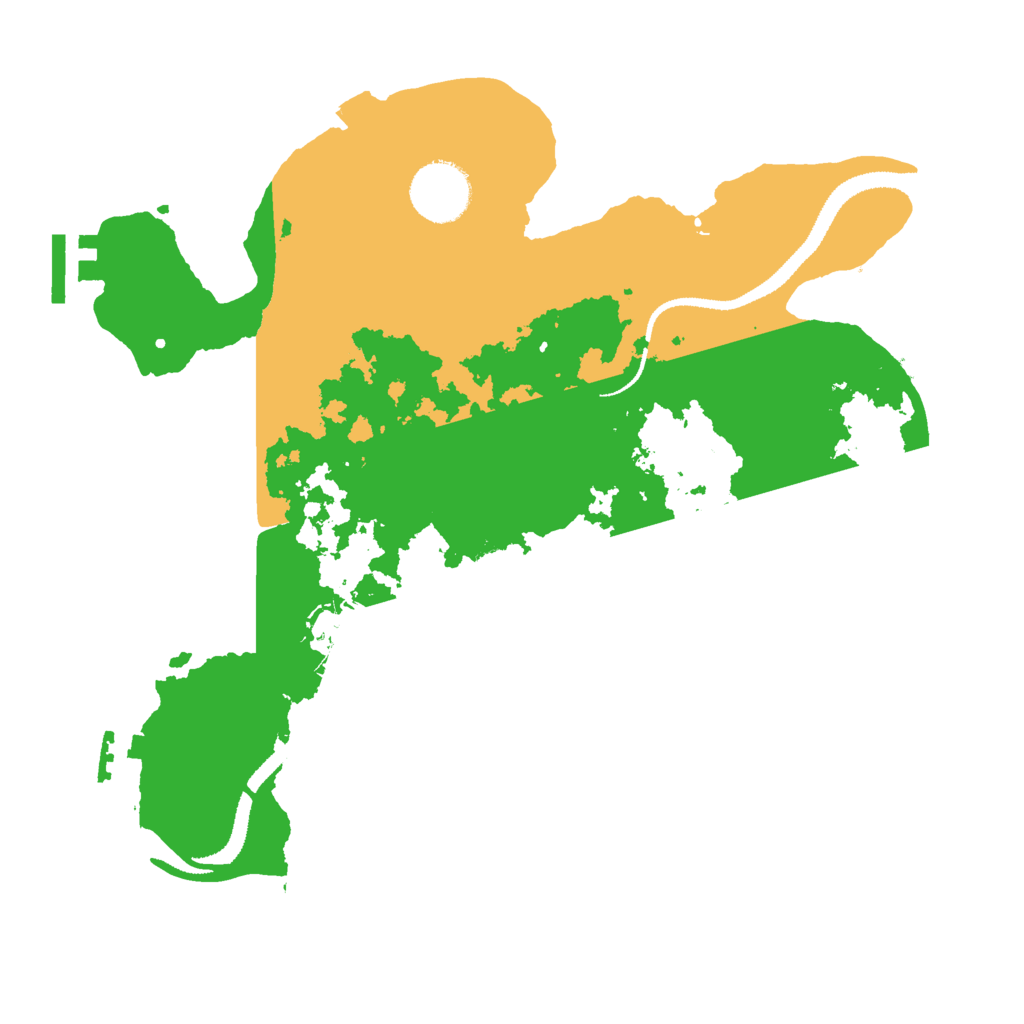 Biome Rust Map: Procedural Map, Size: 3000, Seed: 2211
