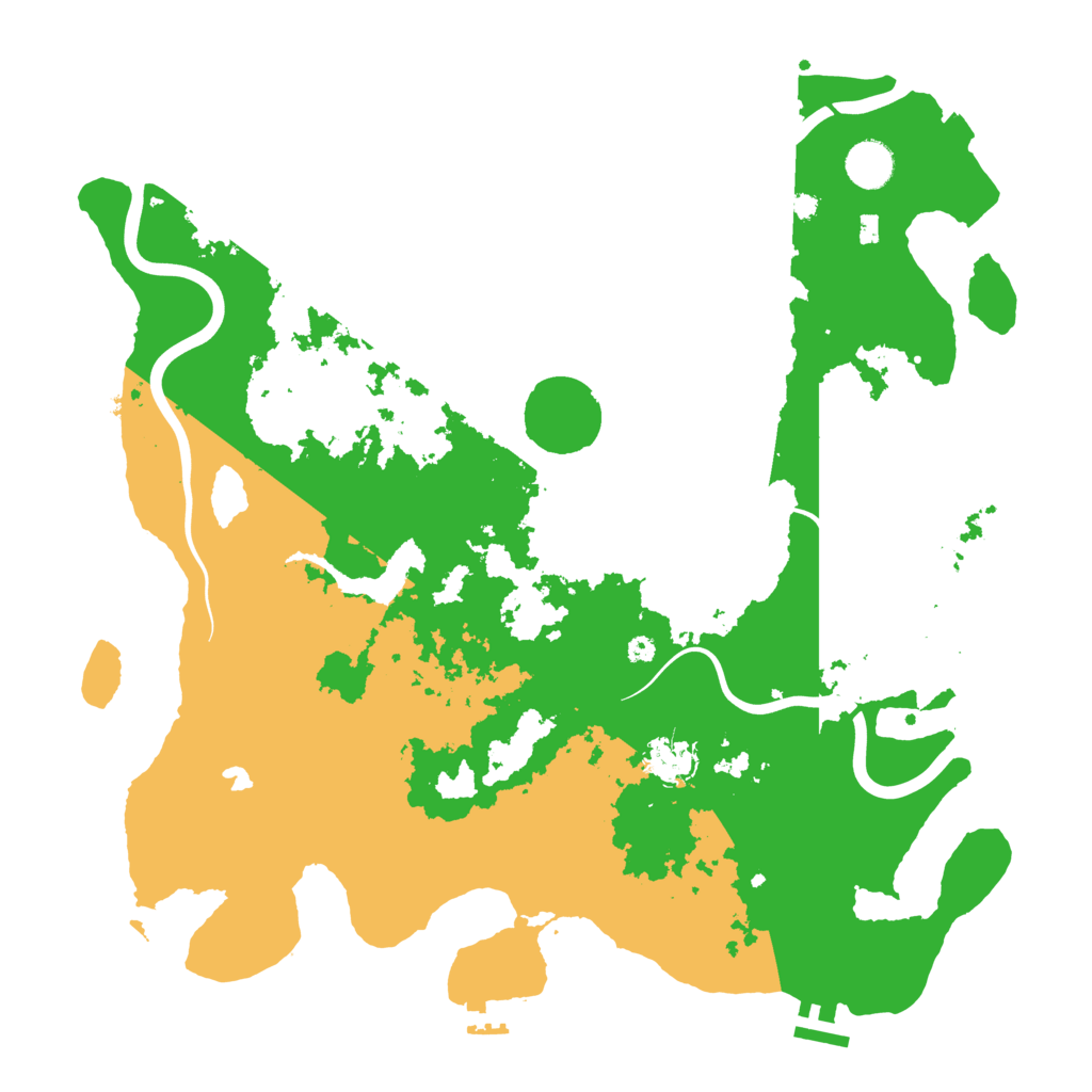 Biome Rust Map: Procedural Map, Size: 4000, Seed: 690472640